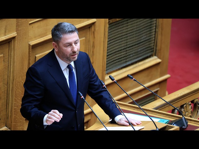 Ομιλία Νίκου Ανδρουλάκη στην Ολομέλεια της Βουλής