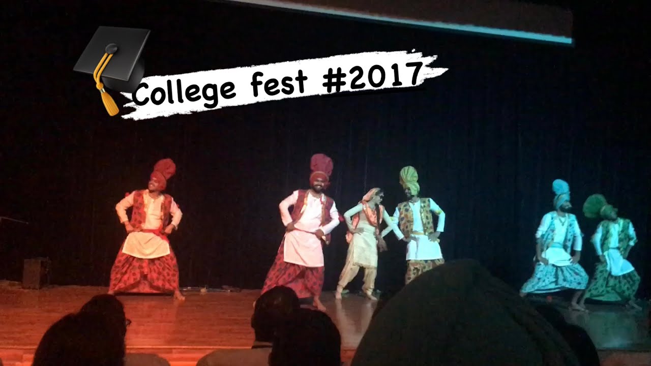 college-fest-bhangra-performance-memories-collegediaries-2017-youtube