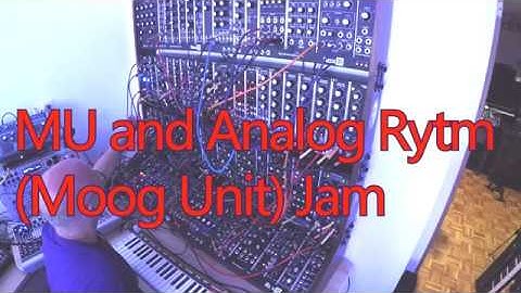 RP20 Ribbon ctrl on All Moog Unit with Analog Rytm Jam .The beauty of Box 11 from Synthesizers.com