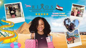 VAKANTIE NAAR EGYPTE ✈️🇪🇬 | RIXOS SEAGATE , AQUAPARK & PARASAILING😱 #VLOG29