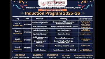 Induction Program 2025-26