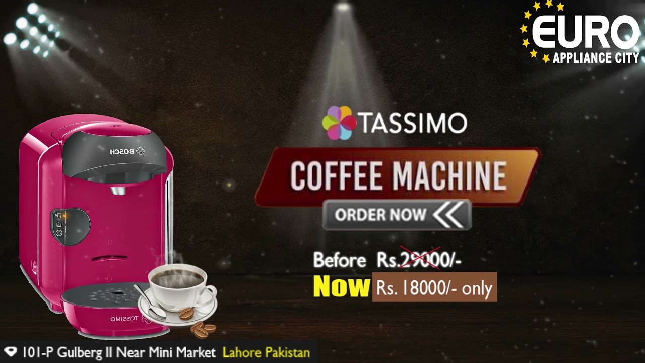 Coffee Advertisement of Euro Appliance City || NS Technical Pk