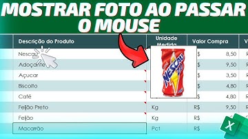 Como Mostrar Imagem ao Passar o Mouse Sobre a Célula