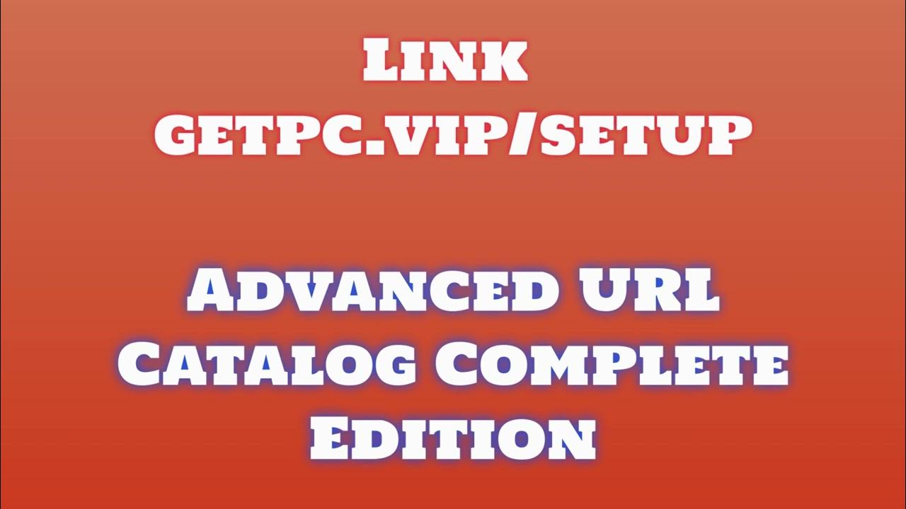 🔸Advanced URL Catalog🙏 HOW TO INSTALL 💻PC/LAPTOP [TUTORIAL 2024 no