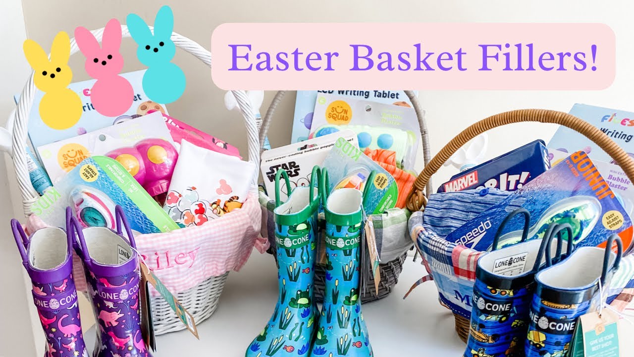 What's In My Kid's Easter Baskets 2023, Easter Basket Ideas for Kids