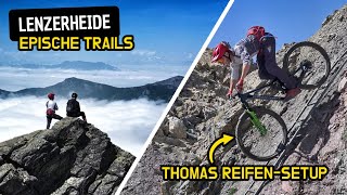 LENZERHEIDE epische Trails in den Bergen & BIKE KINGDOM PARK 🇨🇭 MTB Reifen Setup vom Professor