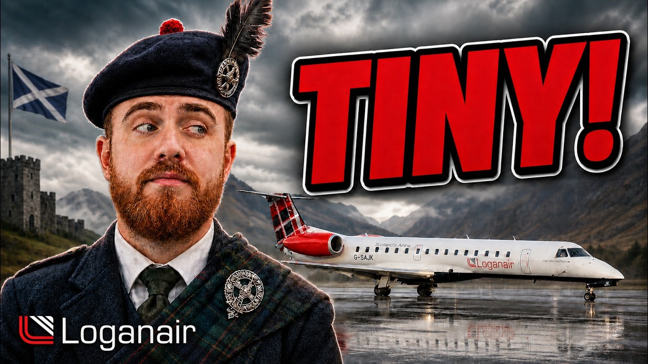 I flew Scotland’s BIGGEST airline on a TINY plane!
