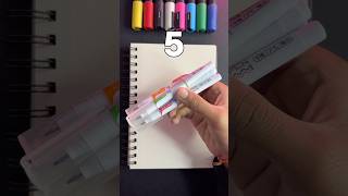 Drawing with 5 glitch pen 😱 #shorts