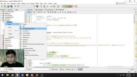 Tutorial membuat Aplikasi Java WEB Sederhana menggunakan Netbeans