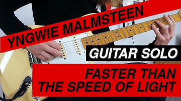 Yngwie Malmsteen | Faster Than The Speed Of Light | guitar solo cover [hq/hd]