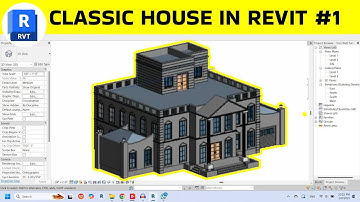 Revit Complete Project #23 | Modeling Classic House P1