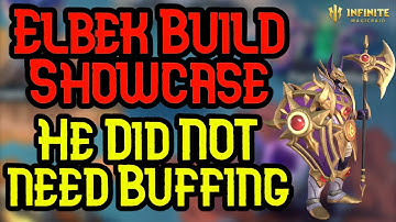 Elbek Build And Showcase He Is Already A Monster.... - Infinite Magicraid