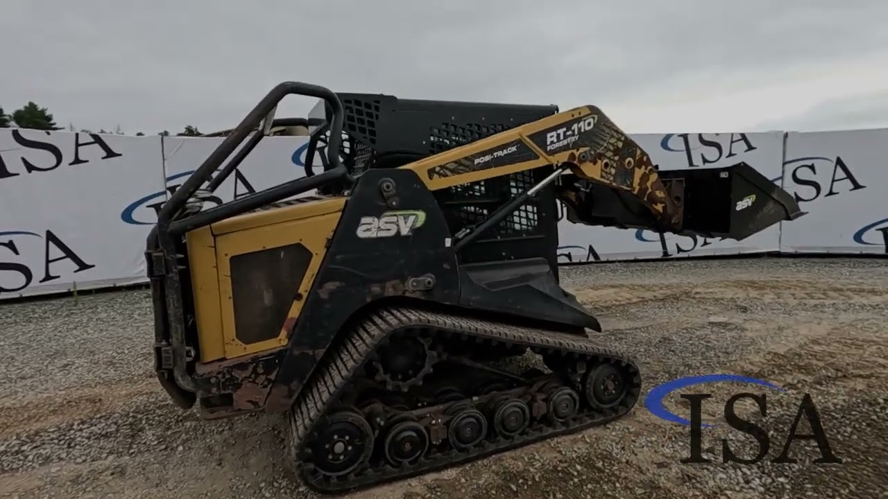 50753 - 2015 ASV RT110 Tracked Skid Steer Will Be Sold At Auction!