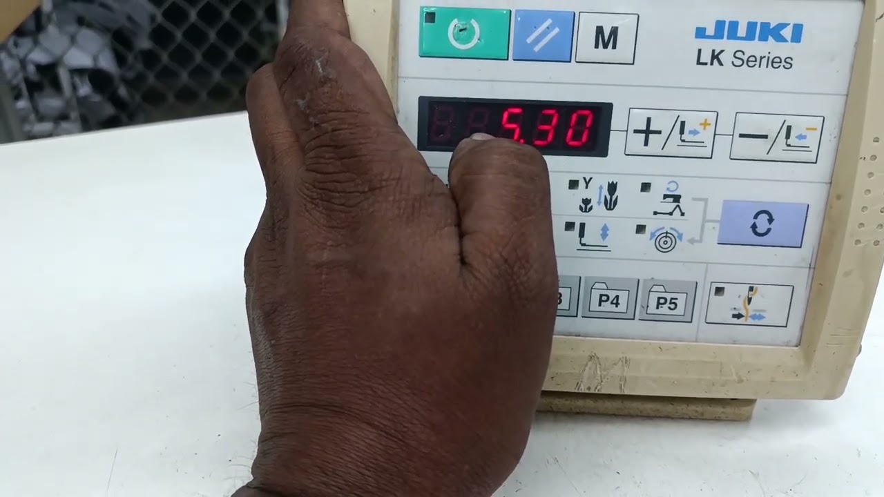 how to juki LK-1900A-HS-bartack maching speed and slo sttad speed setting👌👌