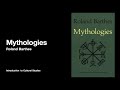 Barthes mythologies 1