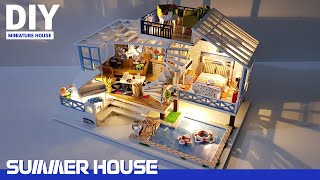 DIY Miniature Dollhouse KitㅣSummer Houseㅣ썸머하우스ㅣ미니어처하우스ㅣ박소소(soso miniature)