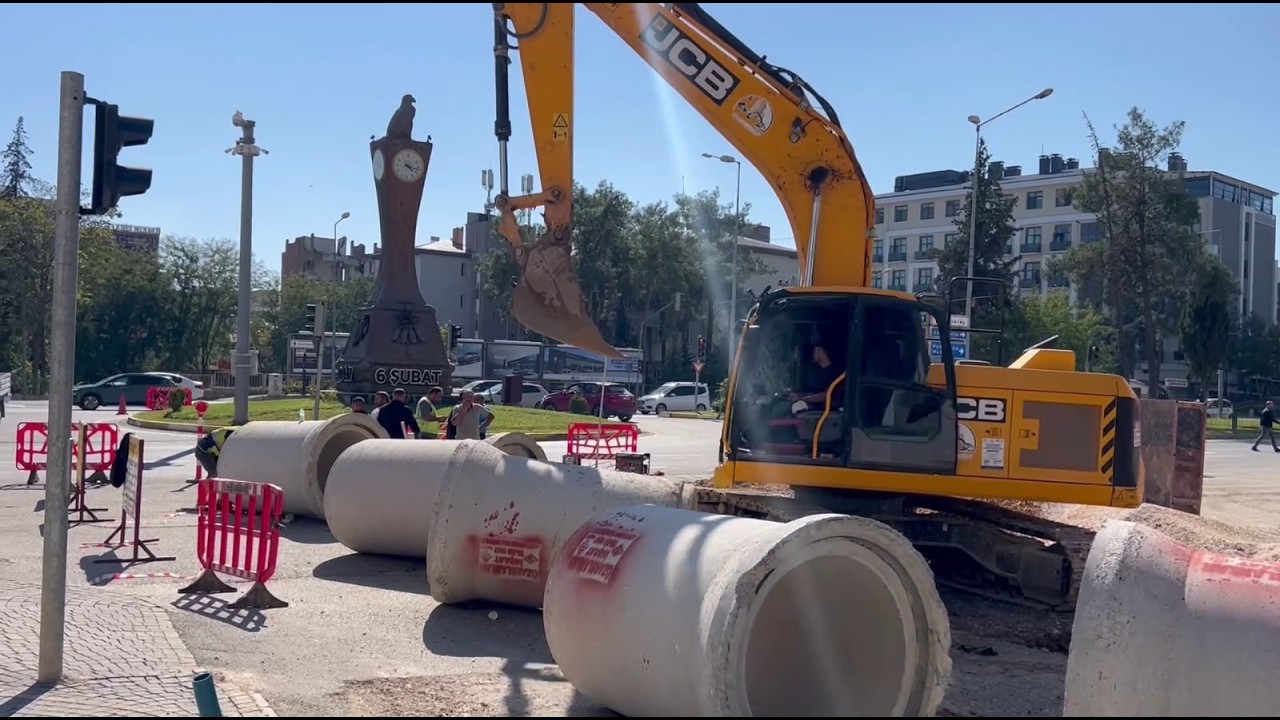 Adıyaman’da dört mahalleyi kapsayan yağmur suyu hattı çalışması başladı
