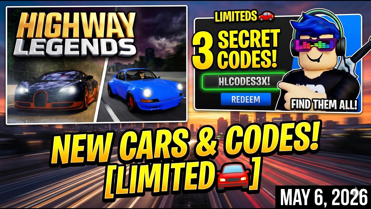 BUYING NEW CARS! 🚗 3 SECRET CODES | Highway Legends Roblox [MAY 6