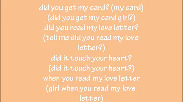 R.Kelly-Love Letter (Lyrics)