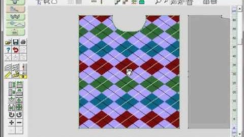 DesignaKnit 8 Tutorial Layout Your Stitch Pattern Directly In Original Pattern Drafting