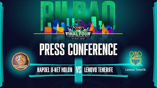 Hapoel U-net Holon v Lenovo Tenerife - Press Conference | Basketball Champions League 2021