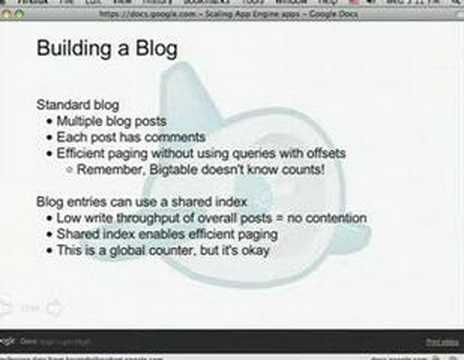 Google I/O 2008 - Building Scalable Web Apps with App Engine