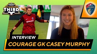 Casey Murphy of NC Courage says despite losing star forwards, she's impressed with new faces up top