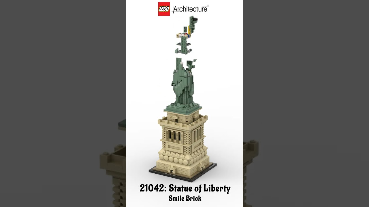 레고 21042 자유의 여신상 / Lego 21042 Statue Of Liberty / Lego Architecture -  Youtube