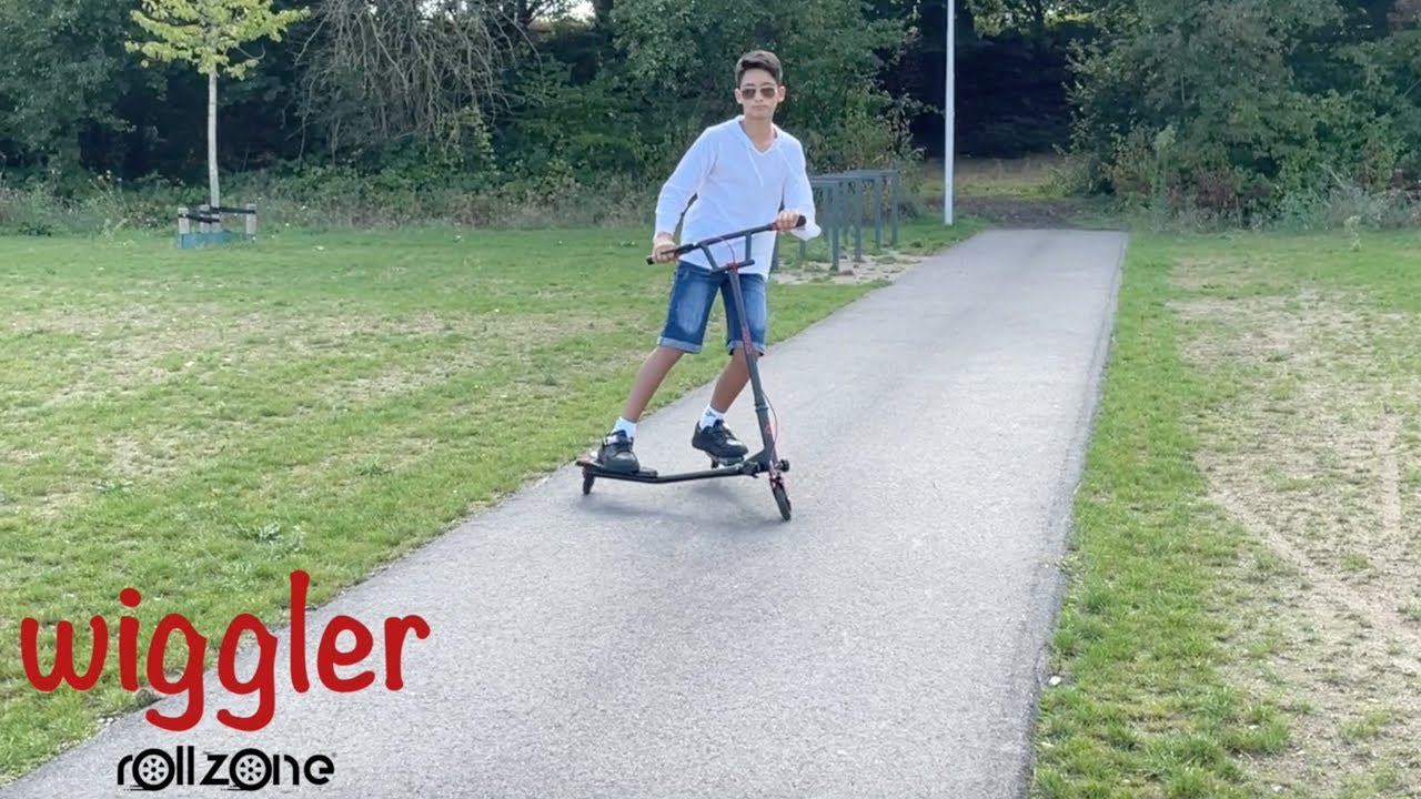 Wiggler by ROLLZONE® wiggle & stunt scooter - YouTube
