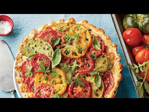 Tomato, Cheddar, and Bacon Pie | Southern Living