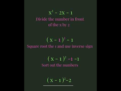 Completing the square short thumbnail