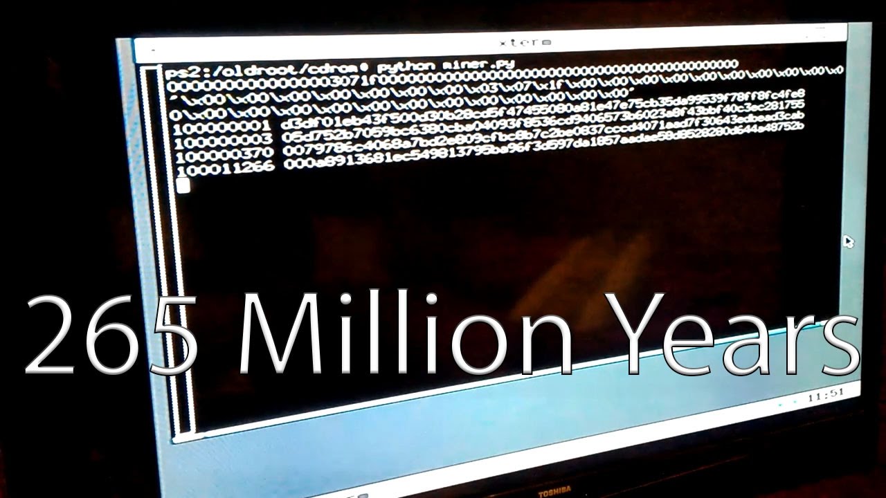 Mining Bitcoin on a PS2