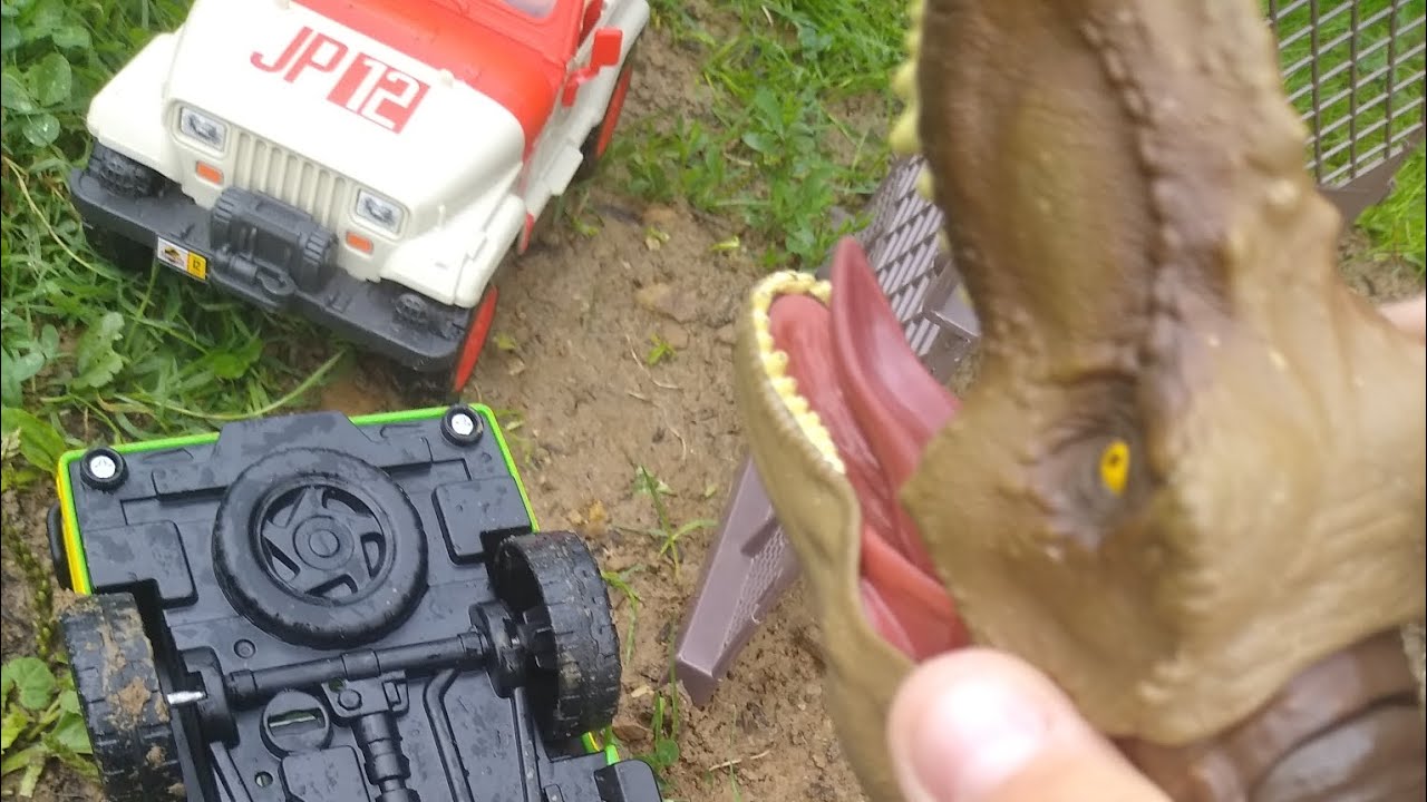 Jurassic Park car scene part 1 YouTube