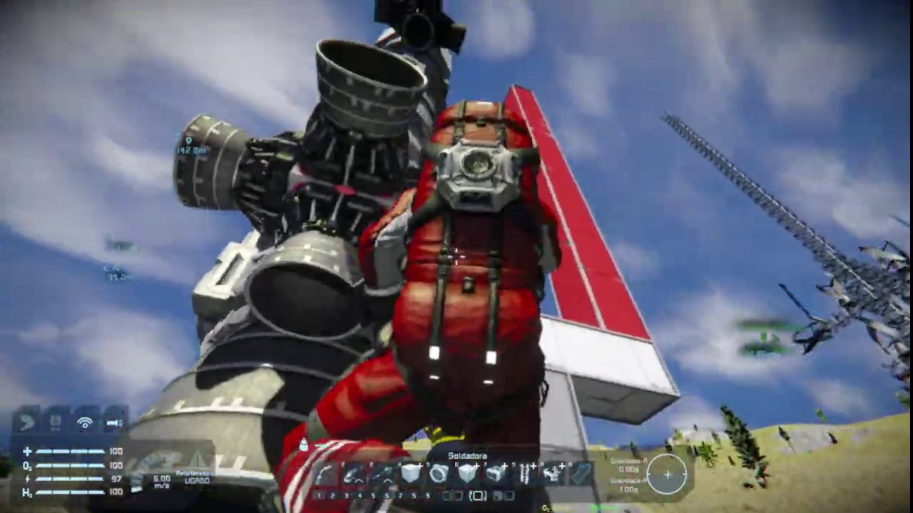 The epilogue of Crew Dragon - Como jogar Space Engineers PT\BR (começo ...