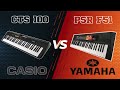 YAMAHA PSR F51 VS CASIO CTS100 [TEST AND REVIEW]