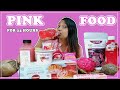 I only ate Pink Food For 24 Hours | Food Challenge