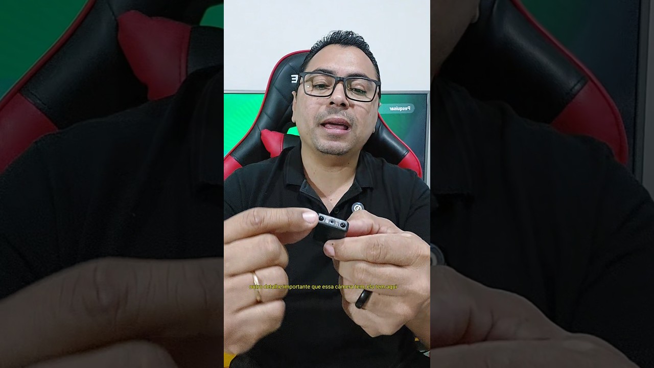 Mini câmera wi-fi com infravermelho e acesso remoto através de aplicativo