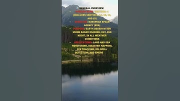 "Sentinel-1 Explained: 10 Must-Know Facts About ESA