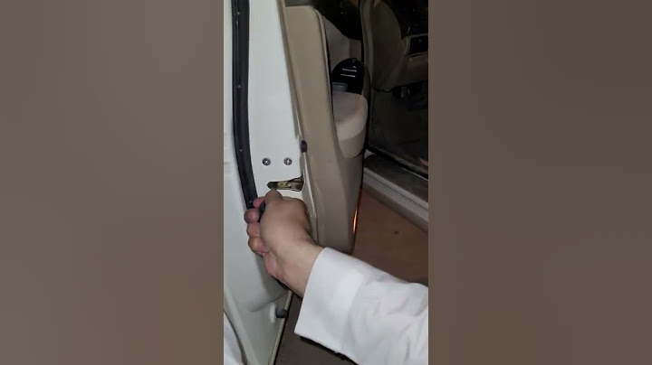 باب السيارة ما يتسكر   الحل سهل
