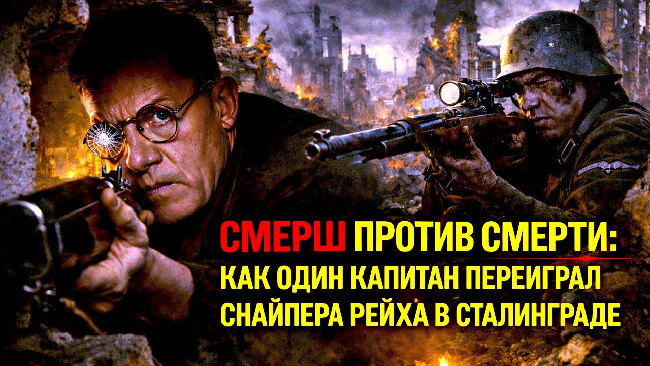 СМЕРШ ПРОТИВ СМЕРТИ: КАК ОДИН КАПИТАН ПЕРЕИГРАЛ СНАЙПЕРА РЕЙХА В СТАЛИНГРАДЕ