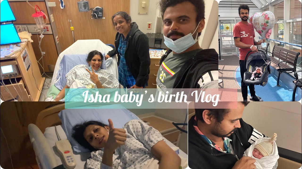 Isha baby's birth vlog Canada birth vlog Natural Birth Real Labor