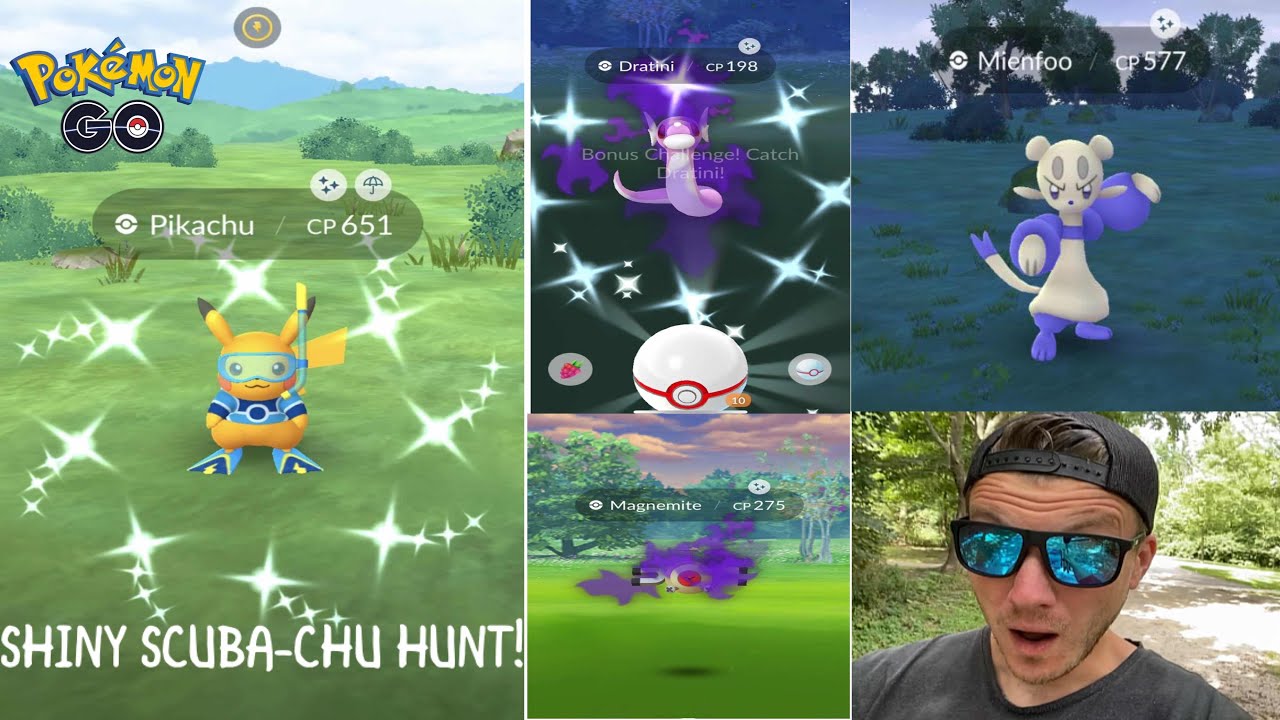 SHINY Hunting Scuba Pikachu & Shiny Mienfoo 2024 Worlds Event in