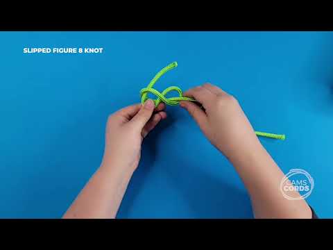 How to Tie a Slipped Figure 8 Knot – Fast Release Rope Trick | Cams Cords