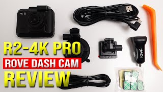 Rove R2-4K PRO Dash Cam Review (4K, 2K, HD, GPS, WIFI App, Parking Mode &amp; High Frame Rate)