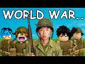Can 5 YouTubers Survive a World War?