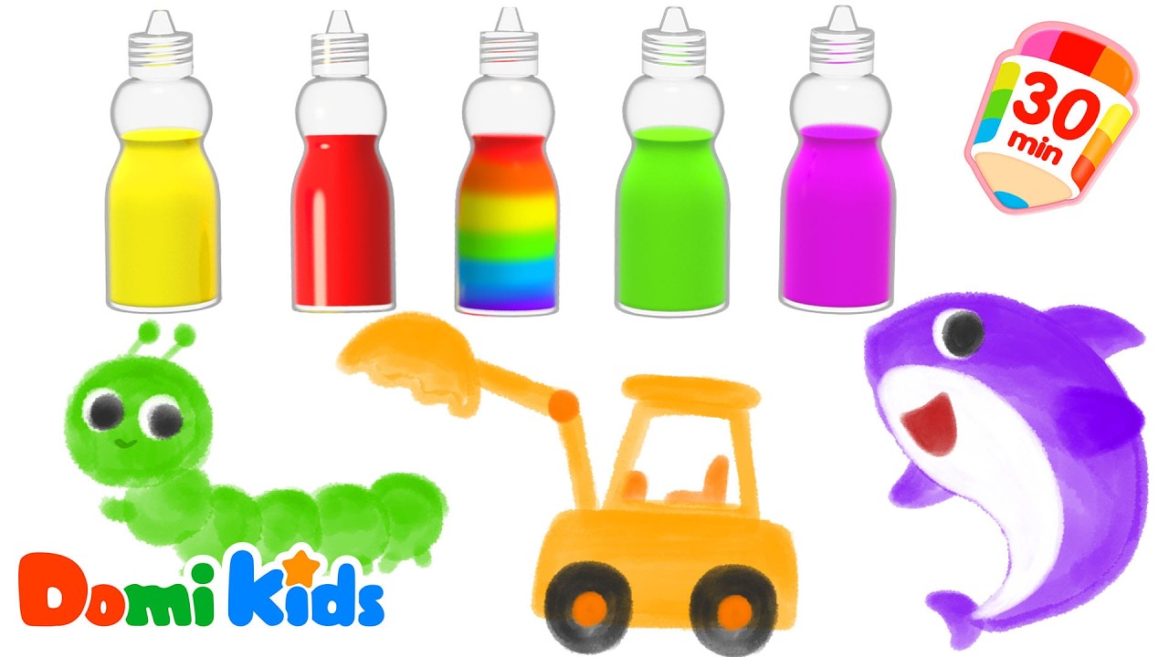 有趣的顔色認知 | 你最喜歡哪個顔色呢？| 幼兒學前教育啓蒙動畫 | 寶貝多米