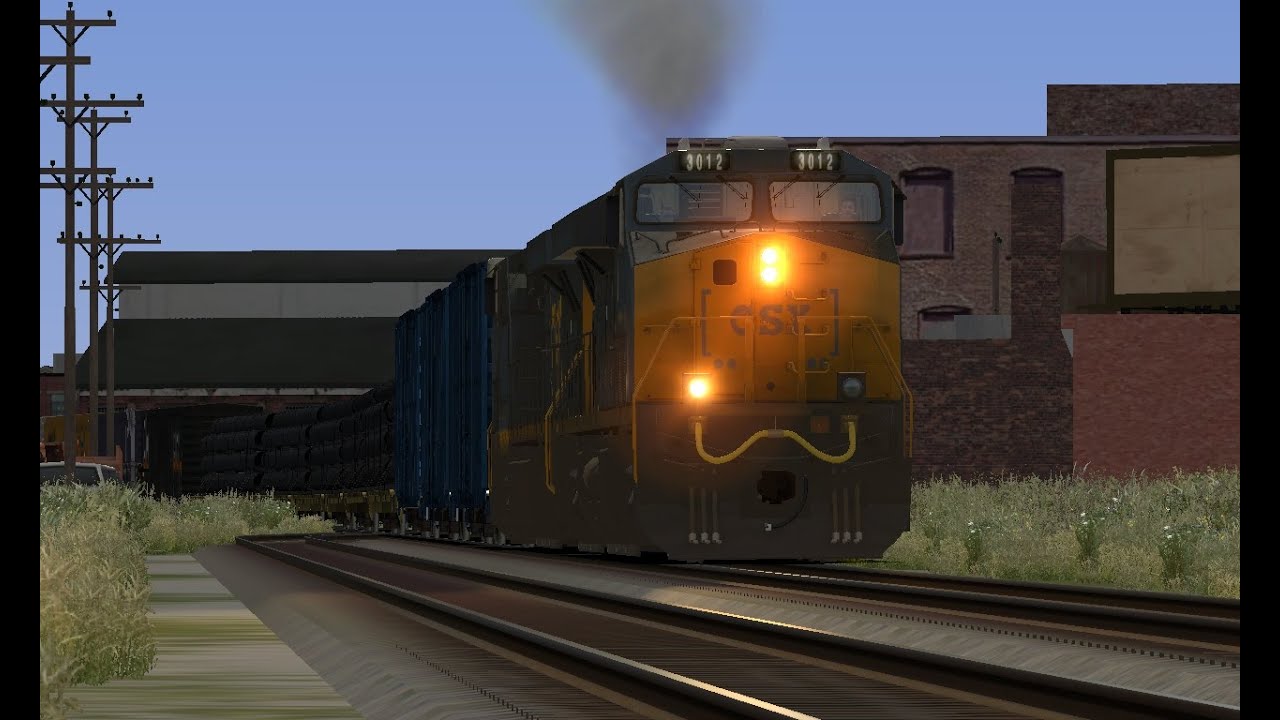 Csx 3012 Leads A Manifest W/ A Nice Raised Letter K5hl And Doppler ...