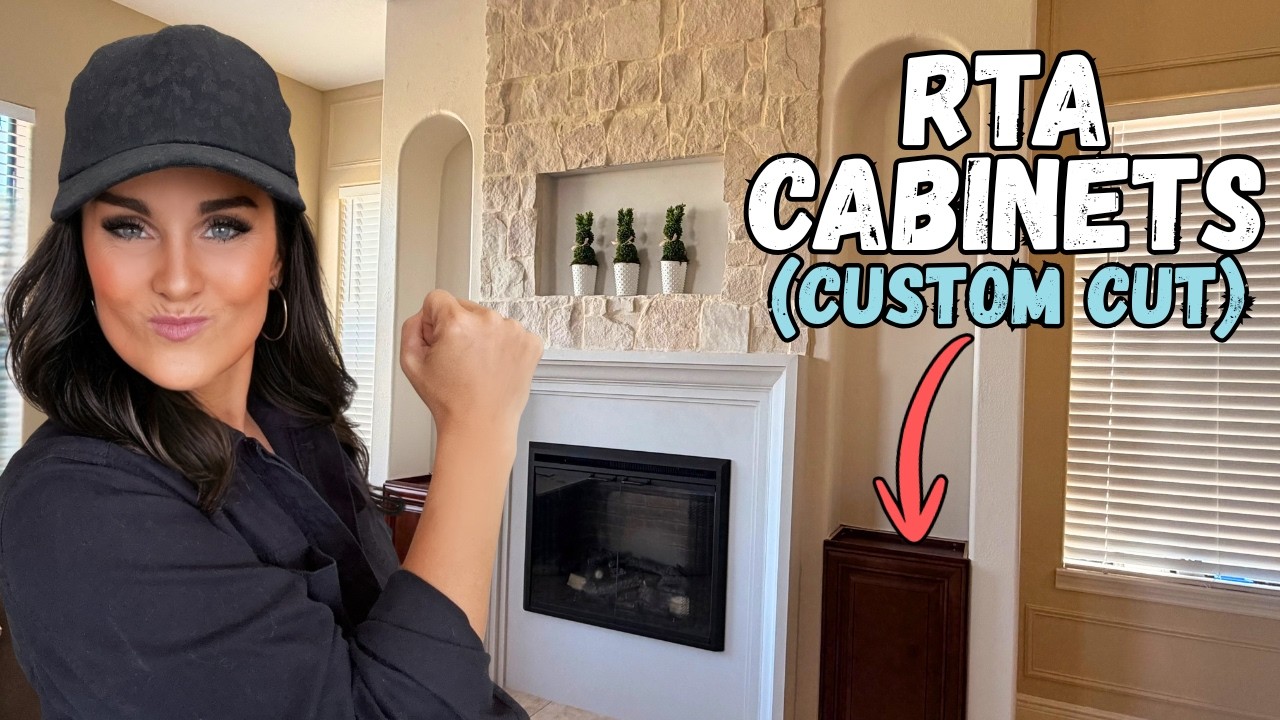 Finishing a High-End DIY Fireplace With Budget Materials!