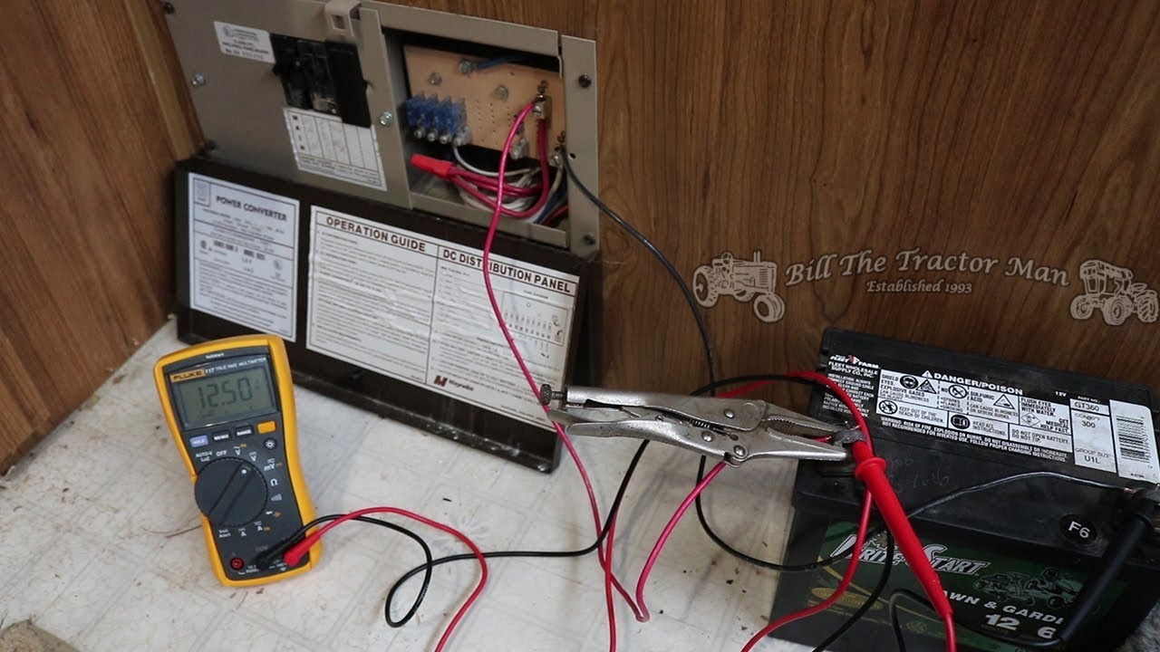 How to test an RV / Camper 12v Converter Simply - YouTube 5th wheel camper wiring diagram 