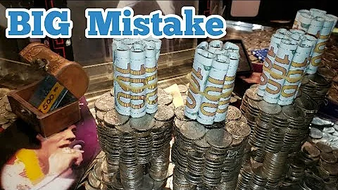 BIG MISTAKE Inside The High Limit Coin Pusher Jackpot WON MONEY ASMR